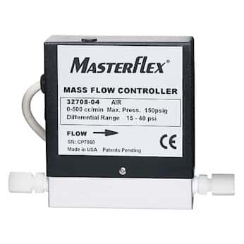 Masterflex Gas Mass Flowmeter Controller; 0 to 100 sccm, N2/Air