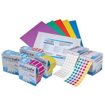 Argos Technologies PolarSafe® Label Dots, Laser Printer, 19 mm dia, White; 108 x 20 Sheets
