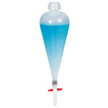 Cole-Parmer Separatory Funnel with Screw-Cap Top, 100 