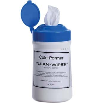 Cole-Parmer Dry Clean-Wipes; 100/Canister