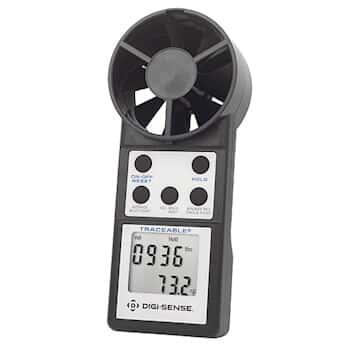 Digi-Sense Traceable® Vane Anemometer with RS-232 Output and Calibration