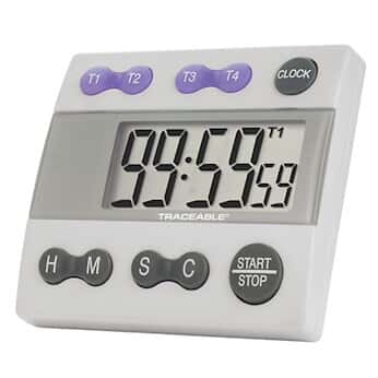 Digi-Sense Four-Channel, Jumbo-Display Clock/Timer