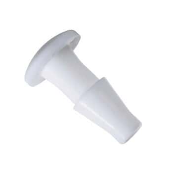 Fitting, Nylon, Straight, Hose Barb Plug, 1/16