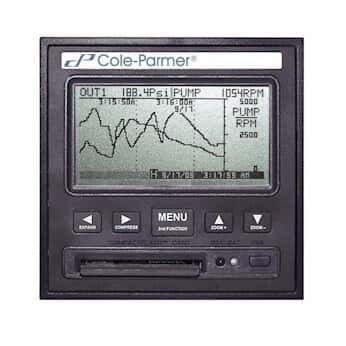Cole-Parmer 2 Channel Electronic Paperless Recorder, 100 to 240 VAC