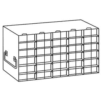 Argos Technologies PolarSafe® Upright Freezer Rack for Microtube Boxes with 1 1/8