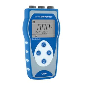 Cole-Parmer C100 Conductivity Meter with K =1 Probe, Handheld 59200-08