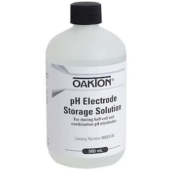 Oakton Electrode Storage Solution; 24 x 500 mL Bottles/Cs