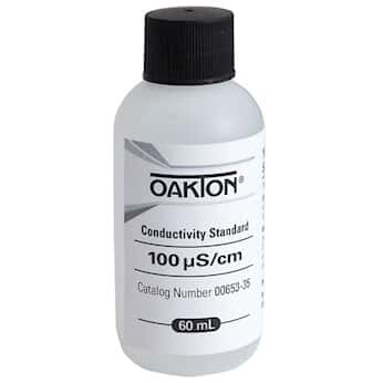 Oakton Conductivity and TDS Standard, 100 µS; 5 x 60 m