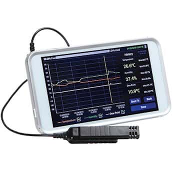 Traceable Temperature/RH Touch Screen Recorder with NIST-Calibration