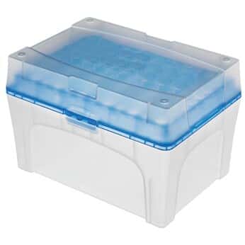 Cole-Parmer Pipette Tip Box, PP, with blue Rack for 1000 µl Tips