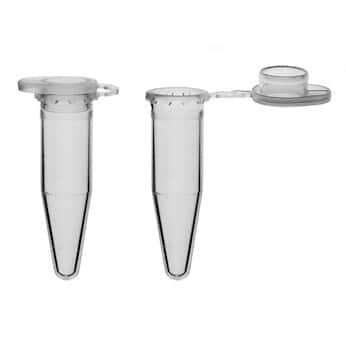Cole-Parmer Microcentrifuge Tubes; Easy Open 1.5 ml; P
