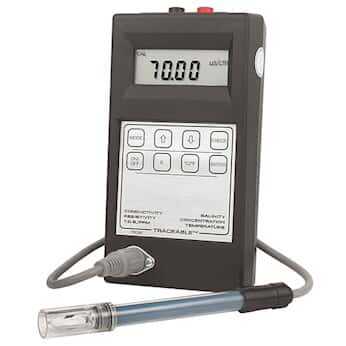 Traceable High Accuracy, Portable Conductivity Meter and Probe with Calibration