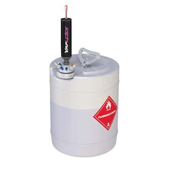 Cole-Parmer VapLock™ Complete Solvent Collection System, DOT waste container, PP manifold, 20 L