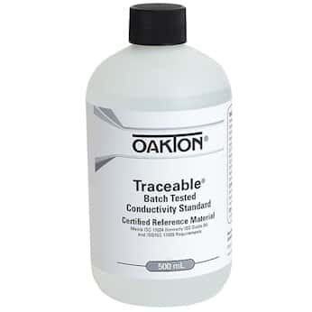 Oakton Traceable® Conductivity and TDS Standard, Batch-Tested, 150,000 µS; 500 mL