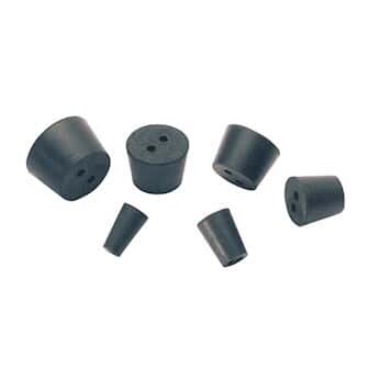 Cole-Parmer Two-hole Rubber Stopper Size 6 1/2 21/pk