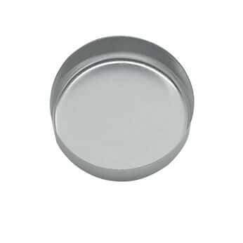 Cole-Parmer Aluminum Smooth-Walled Weighing Dishes, 80 mL, 100/Pk