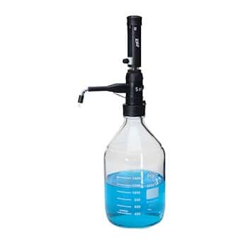 Cole-Parmer Bottletop Dispenser 5-60 mL with 1000 mL Glass Bottle
