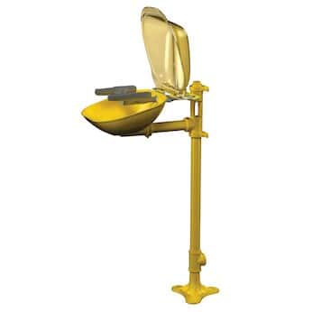 Bradley S19214PDCFW Eye/Face wash, Pedestal mount, ABS plastic with cover
