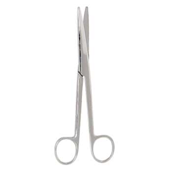 Cole-Parmer Mayo Dissecting Scissors, Standard Grade, Blunt Point, Straight, 5.5