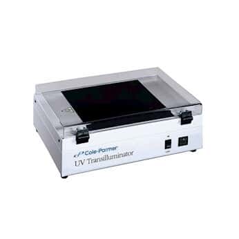 Cole-Parmer UV Transilluminator, 8W, 302/365nm, 27.9x35.6x12.2cm filter; 230V