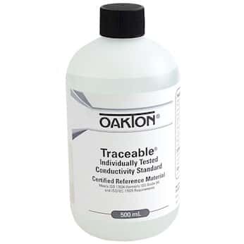 Oakton Traceable® Conductivity and TDS Standard, Individually-Tested, 150,000 µS; 500 mL