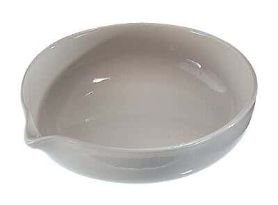 CoorsTek 60232 Porcelain Shallow-Form Evaporating Dish