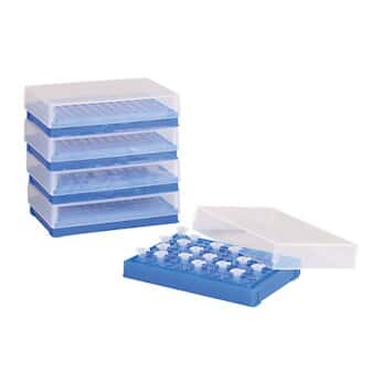 PCR Plate Preparation and Storage Racks, Blue; 5/Pk