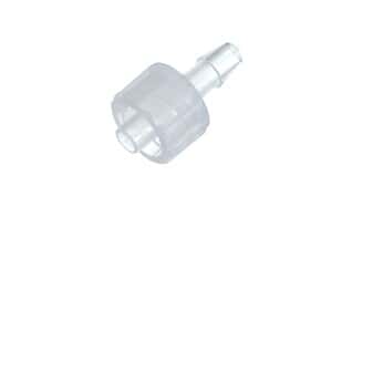 Value Plastics MTLL025-1 Fitting, White Nylon, Male Luer Integral Lock Ring to Hose Barb, 5/32