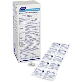Diversey Titan™ Tabs Sporicidal Disinfectant Cleaner; Case of 5 x 100 tabs (1 tab dilutes in 32 oz)