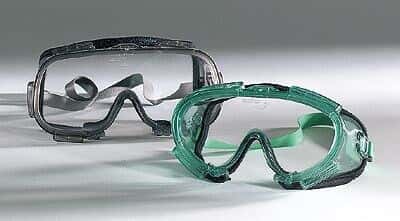 Allsafe 10115 Goggle, Standard, Green Body/Clear Lens