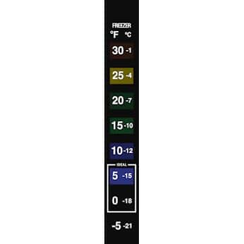 Digi-Sense Reusable Low-Temperature Labels, Freezer, -5 to 30F (-21 to -1C); 10/Pk