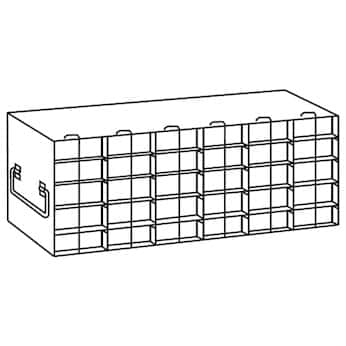 Argos Technologies PolarSafe® Upright Freezer Rack for Microtube Boxes with 1 1/2
