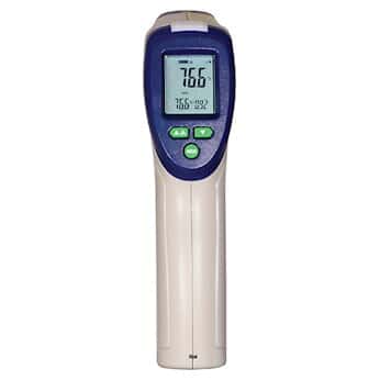 Digi-Sense IR Thermometer with Alarm and NIST-Traceable Calibration, 20:1