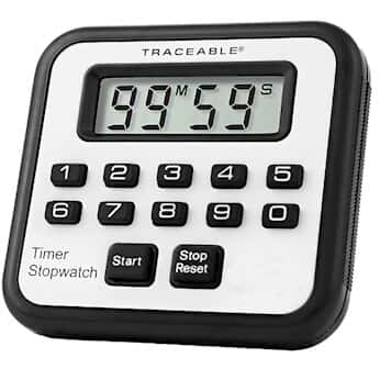 Traceable Alarm Timer/Stopwatch with Calibration