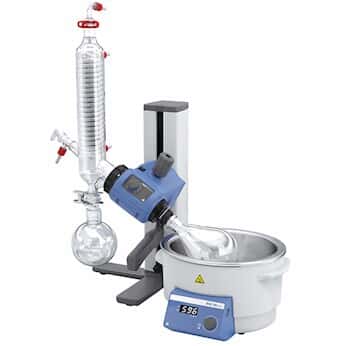 IKA RV 3 V Rotary Evaporator With Uncoated Glassware And Digital Temperature Control; 100 To 240 VAC