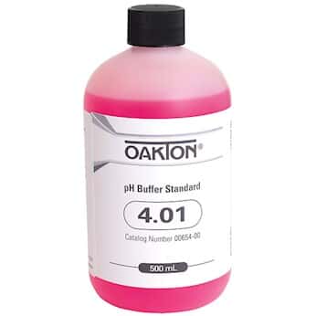 Oakton pH 校准缓冲液, 4.01, 500 mL