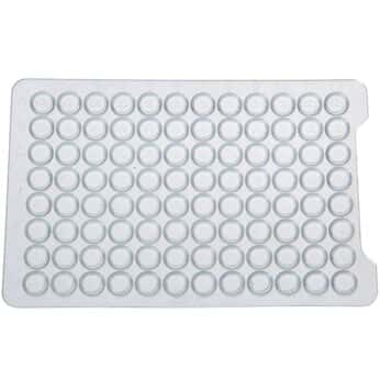 Kinesis KX 96-Well Microplate Sealing Mat, Silicone, Low Profile Deep, Round, Pre-slit; 20/PK