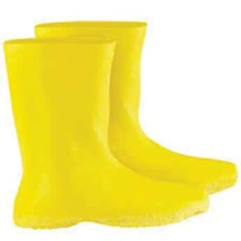 Dunlop 97591 X-LARGE Boot Covers, Latex, Yellow, X-Large; 1 Pair