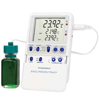 Traceable Excursion-Trac™ Data Logging Thermometer with Calibration; 1 Bottle Probe