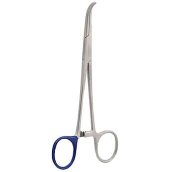 Cole-Parmer Mixter Forceps, Premium Grade, Right angle, 6.25