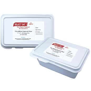 High-Tech Conversions SS-NT1-77 Cleanroom wipes, dry, 