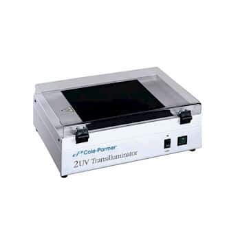 Cole-Parmer UV Transilluminator, 8W, 302/365nm, 21x26cm filter; 115V