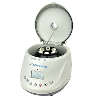 Cole-Parmer C887 Microcentrifuge with 6-place 12 mL tube rotor & 24-place microtube rotor, 120VAC