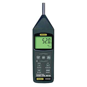 General Tools & Instruments DSM402SD Digital Class 2 Sound Level Meter with Data Logging SD Card