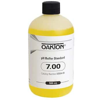 Oakton Buffer Solution, pH 7.00; 12 x 500 mL Bottles/Cs