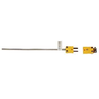 Digi-Sense Type K Thermocouple Probe Quick Dis-connector, with Mini-Connector, 18