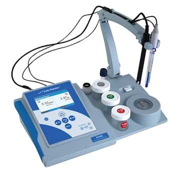 Cole-Parmer PC200S pH/Conductivity Meter Kit; Cell, Tris pH Electrode, Test Bench
