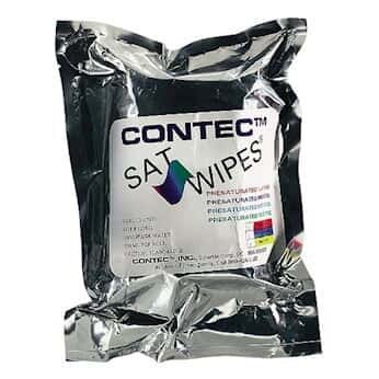 Contec SAT-C3-7030 Prewetted Cleanroom Wipes, 30% DI w