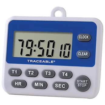 Traceable 100-Hour Digital Timer with Calibration