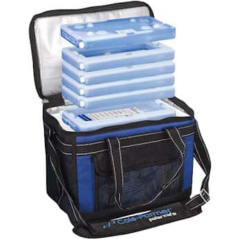 Cole-Parmer PolarSafe® Transport Bag 10 L with Two 4°C